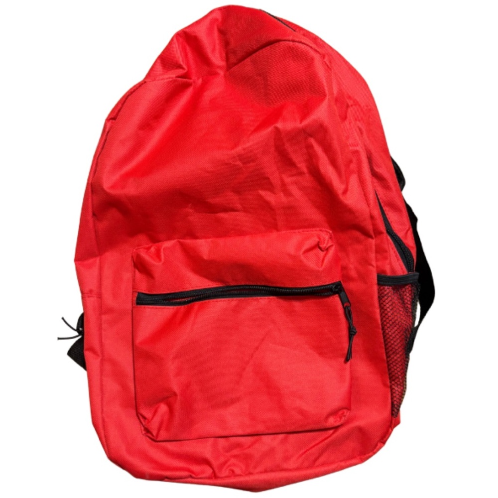 Red backpack 🏷️